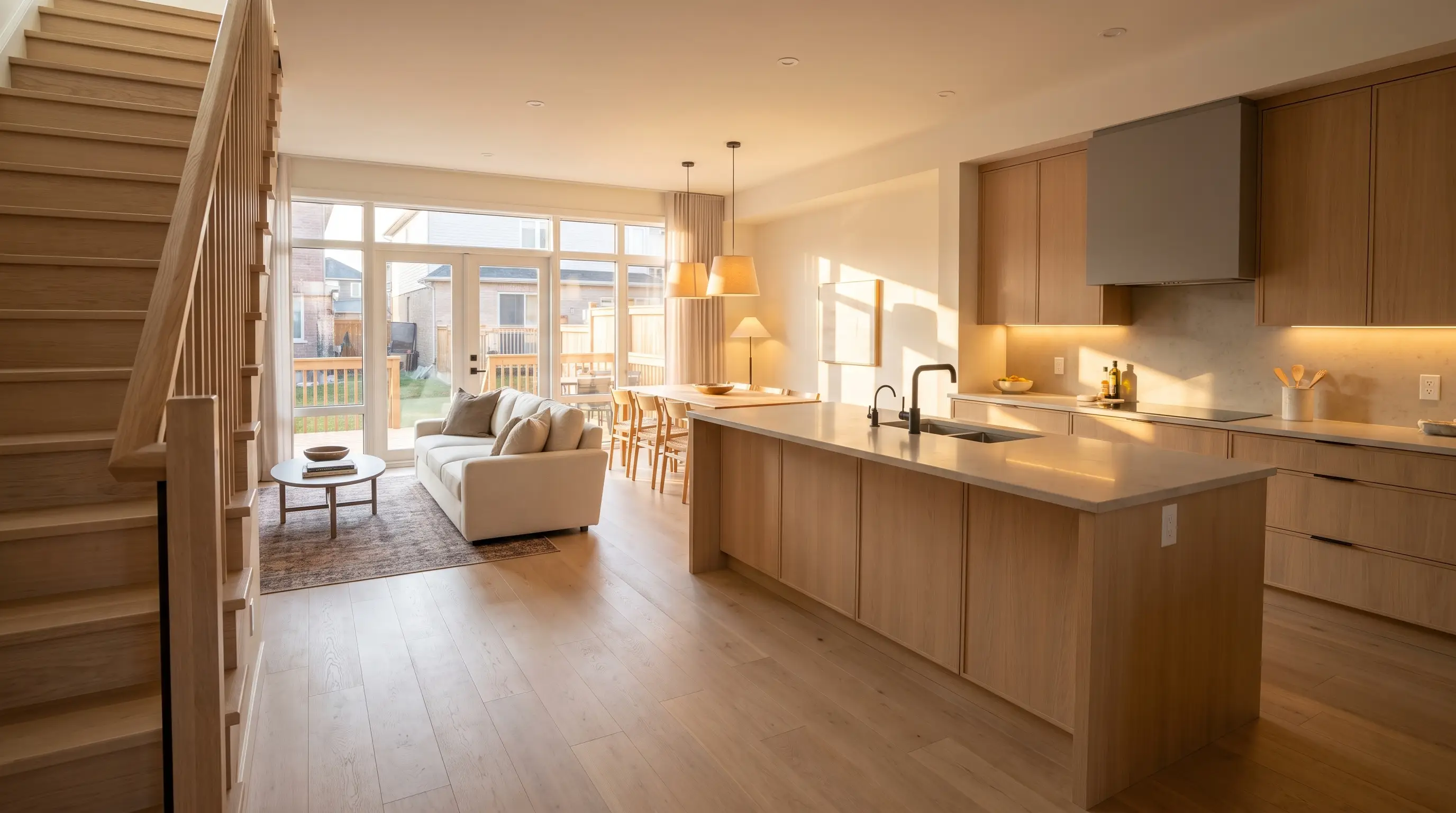 Plan A kitchen reveal end frame